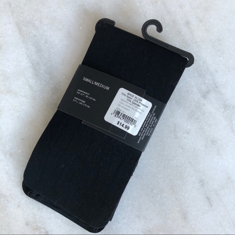 Black Banana Republic tights - Picture 2 of 2